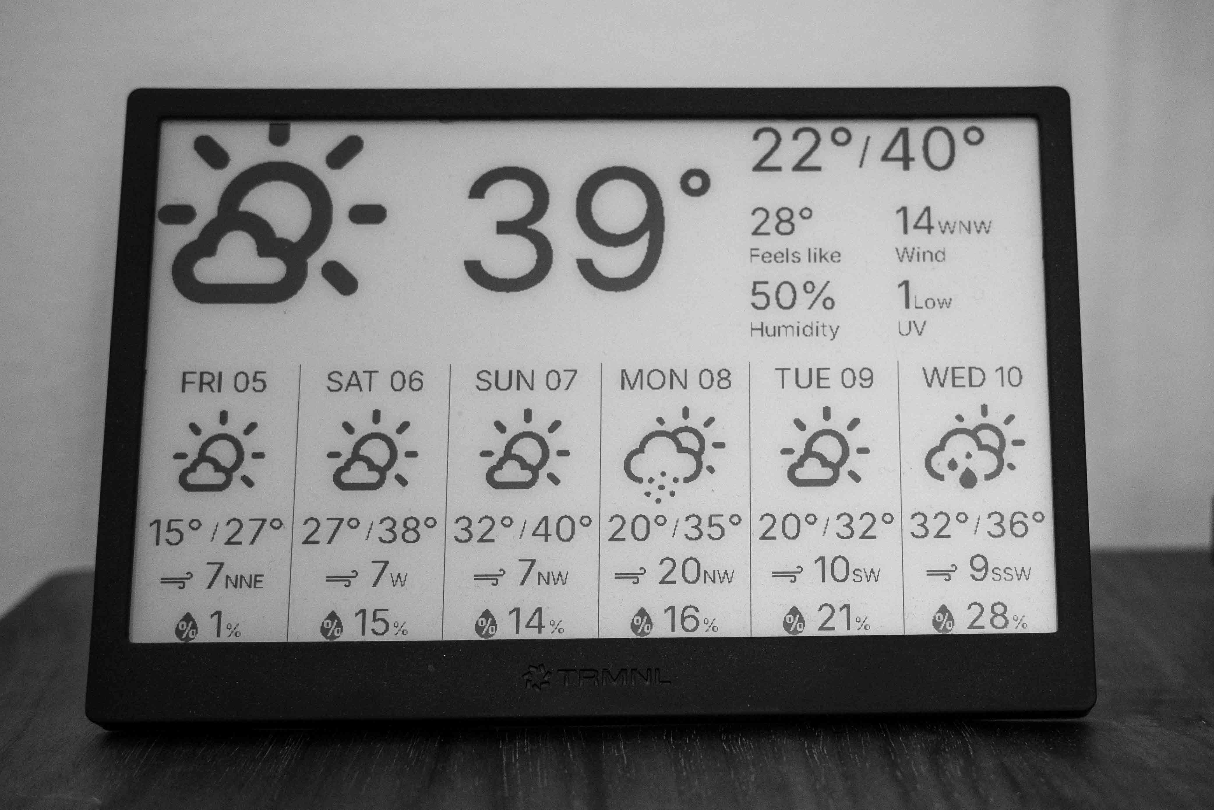 Desktop E-Ink Weather Station - Firoz Ansari